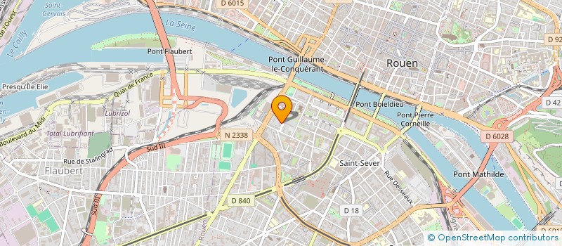 localisation de l'entreprise INNOV-BAT à ROUEN