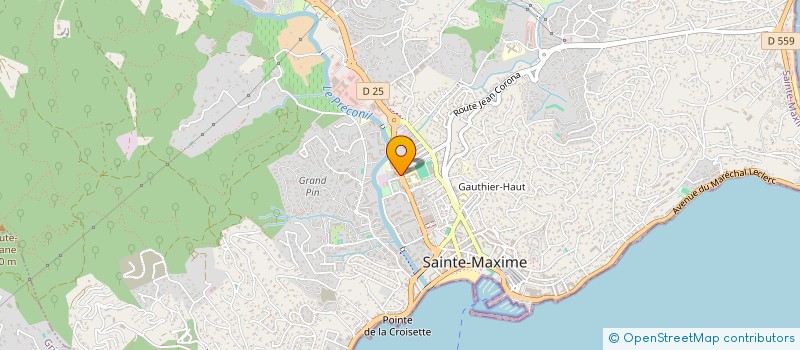localisation de l'entreprise INNOV BAT à SAINTE-MAXIME