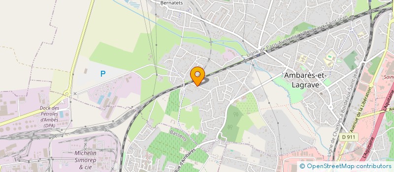 localisation de l'entreprise INNOV'BATIMENT 33  MONTUSSAN