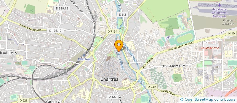 localisation de l'entreprise INNOV BODY ELITE à CHARTRES