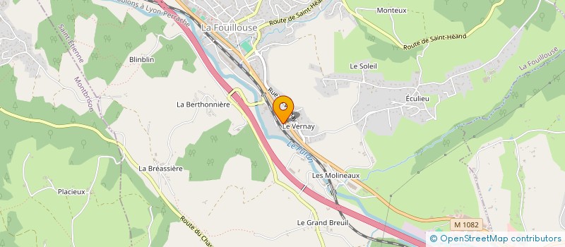 localisation de l'entreprise INNOV'BOIS à LA FOUILLOUSE