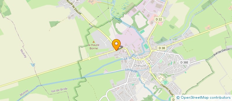 localisation de l'entreprise INNOV'BOIS  DIEUZE