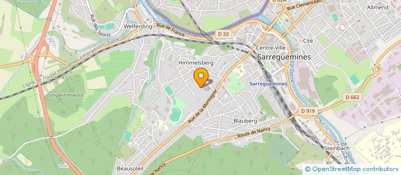 localisation de l'entreprise INNOV CARRELAGE  BLIES-EBERSING