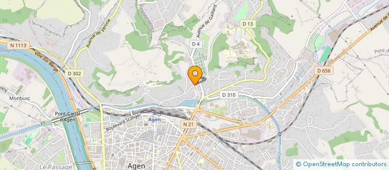 localisation de l'entreprise INNOV CONCEPT  AGEN