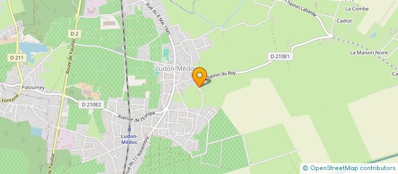 localisation de l'entreprise INNOV'CONDUITE  LUDON-MEDOC