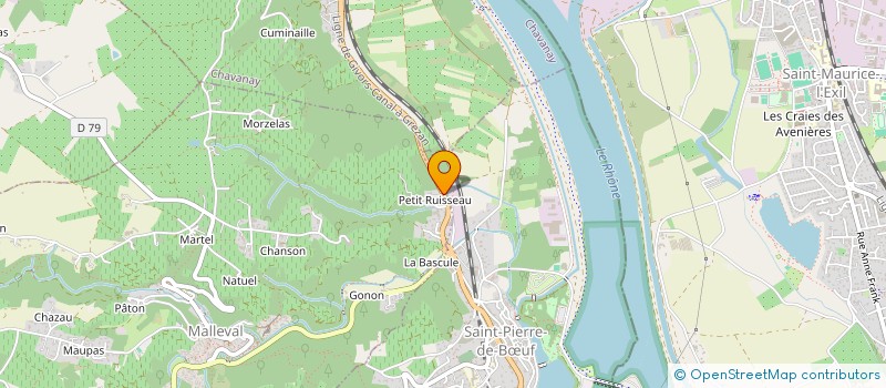 localisation de l'entreprise INNOV CONSTRUCTION ET IMMOBILIER  MALLEVAL