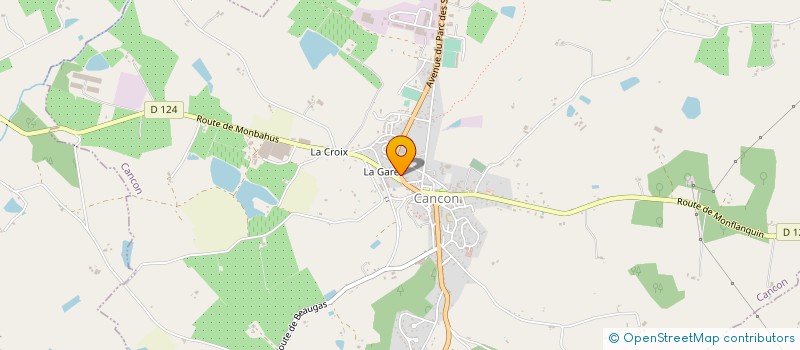 localisation de l'entreprise INNOV CONSTRUCTIONS 47  CANCON