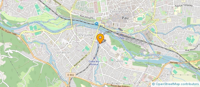 localisation de l'entreprise INNOV CONSULTING & GESTION  GELOS