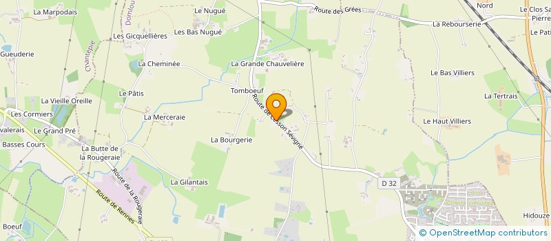 localisation de l'entreprise INNOV CUISINES ET AGENCEMENTS à DOMLOUP