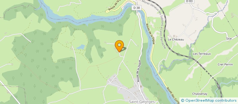 localisation de l'entreprise INNOV' DECO  SAINT-GEORGES-DE-BAROILLE