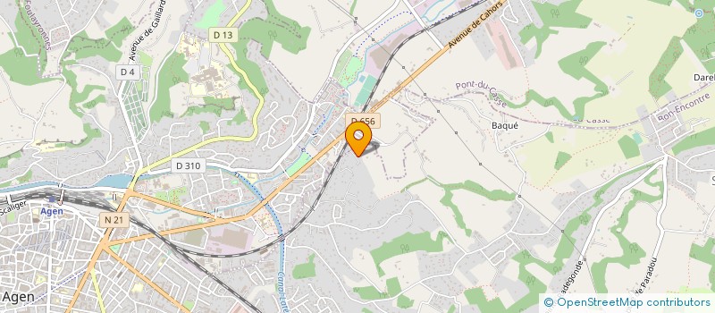 localisation de l'entreprise INNOV ECRAN  BON ENCONTRE