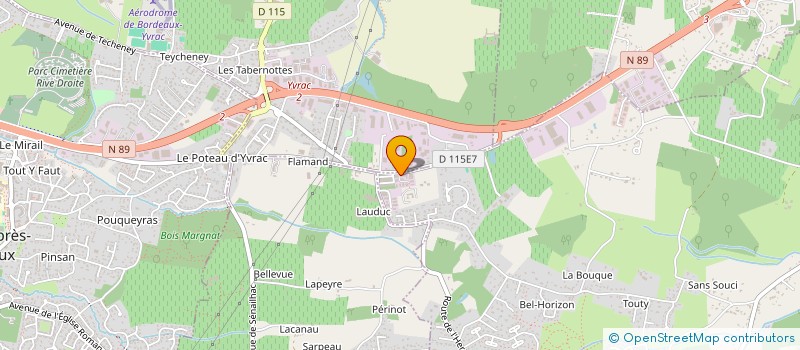 localisation de l'entreprise INNOV ELEC AQUITAINE  POMPIGNAC