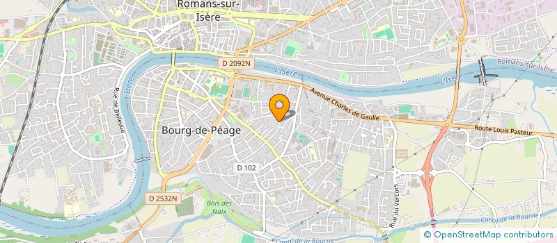 localisation de l'entreprise INNOV'EM CONSULTING à BOURG-DE-PEAGE