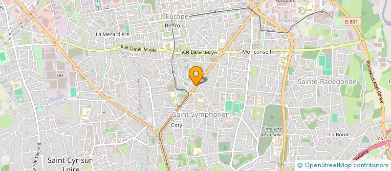 localisation de l'entreprise INNOV-ER à TOURS