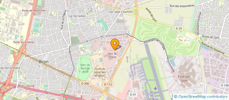 localisation de l'entreprise INNOV ET SPORTS à BRON