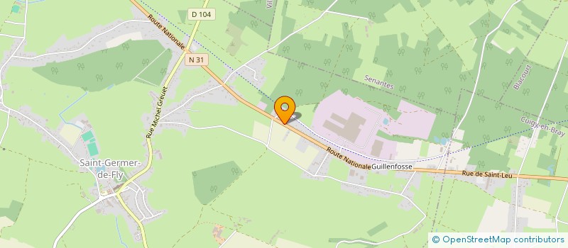 localisation de l'entreprise INNOV EXPERTISE  SAINT-GERMER-DE-FLY