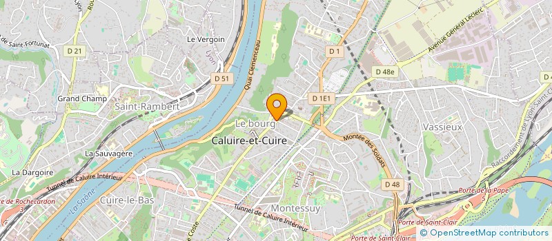 localisation de l'entreprise INNOV FOR GOOD à CALUIRE-ET-CUIRE