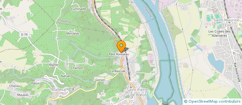 localisation de l'entreprise INNOV GROUPE FRANCE  MALLEVAL