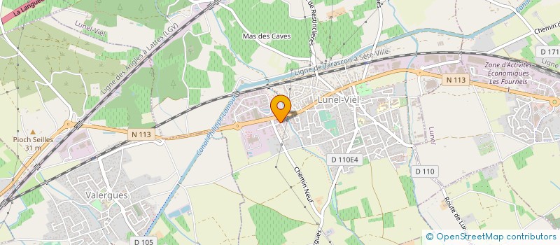 localisation de l'entreprise INNOV'HABITAT à LUNEL