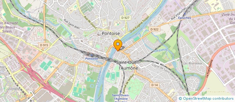 localisation de l'entreprise INNOV HABITAT à SAINT-OUEN-L'AUMONE