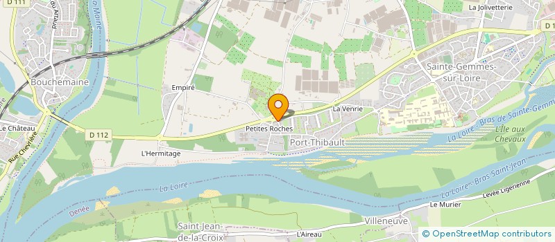 localisation de l'entreprise INNOV HOME  LES PONTS-DE-CE