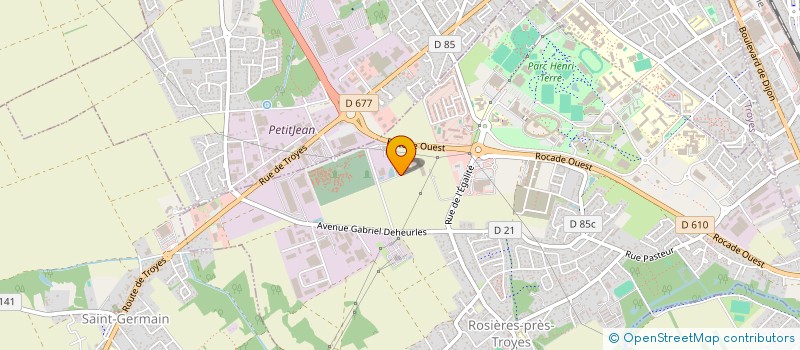 localisation de l'entreprise INNOV'HSE  ROSIERES-PRES-TROYES