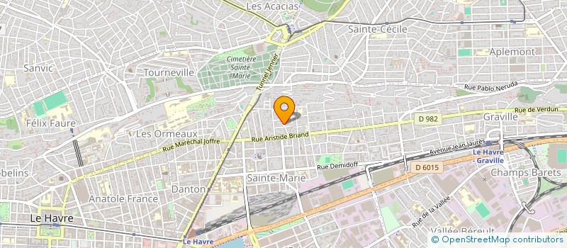 localisation de l'entreprise INNOV'IMMO à LE HAVRE