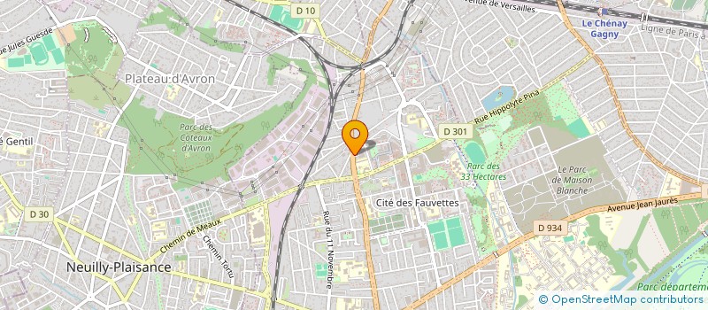localisation de l'entreprise INNOV'IMMO à NEUILLY-SUR-MARNE