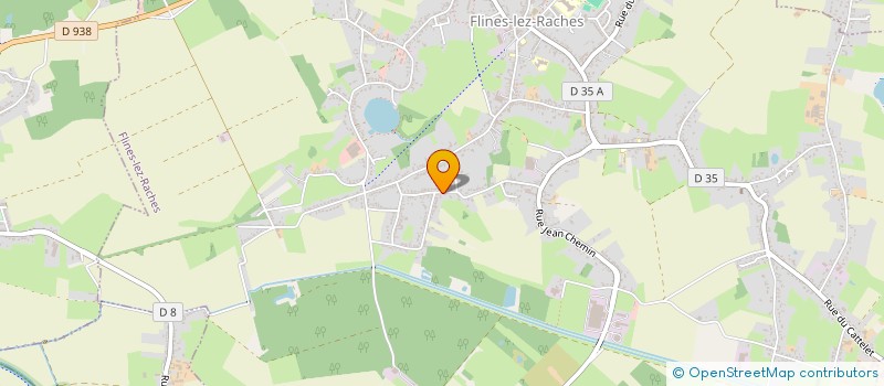 localisation de l'entreprise INNOV'IMMOBILIER  FLINES-LEZ-RACHES