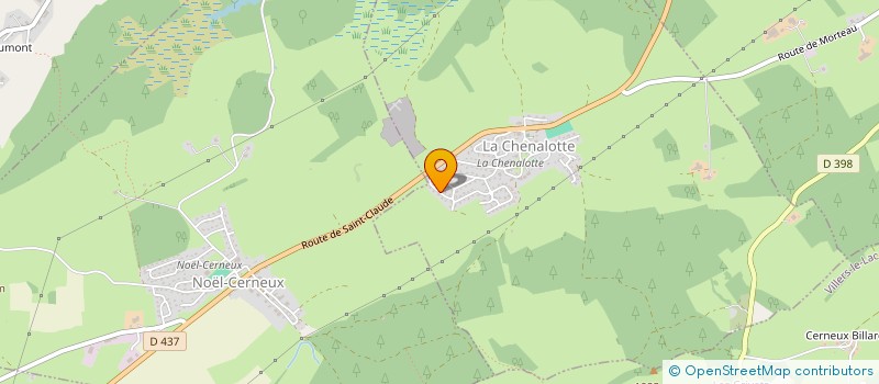 localisation de l'entreprise INNOV'INGENIERIE  CHENALOTTE (LA)