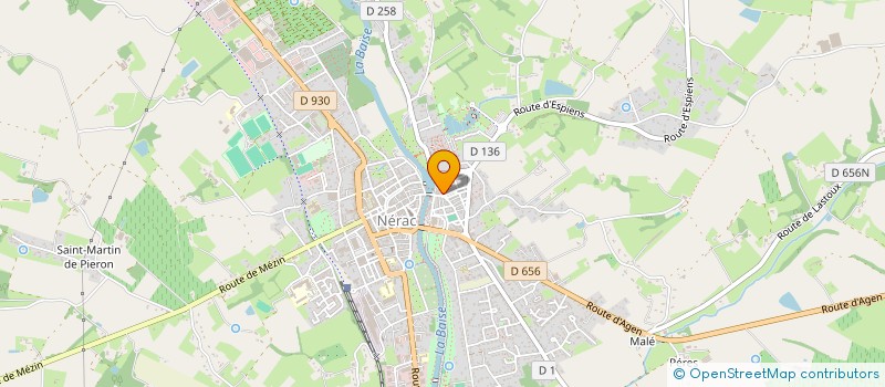 localisation de l'entreprise INNOV INVEST 47  NERAC