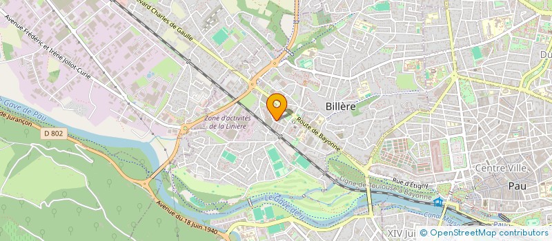 localisation de l'entreprise INNOV-IONS à BILLERE