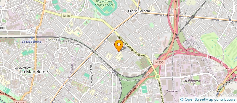 localisation de l'entreprise INNOV'LOGISTIQUE à MARCQ-EN-BARŒUL