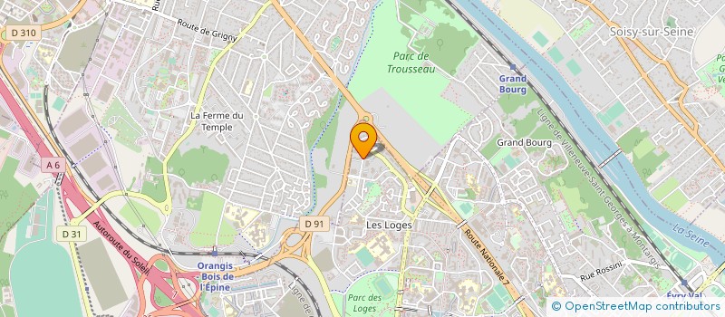 localisation de l'entreprise INNOV'MULTISERVICES  EVRY-COURCOURONNES