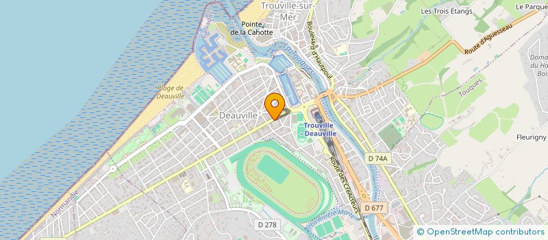 localisation de l'entreprise INNOV NORMANDIE CONCEPT  DEAUVILLE