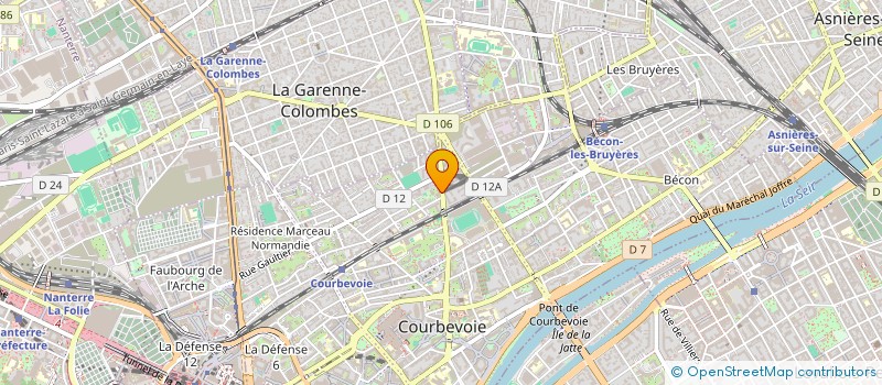 localisation de l'entreprise INNOV'O GROUP  GENNEVILLIERS