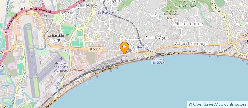 localisation de l'entreprise INNOV OMBRAGE à CANNES