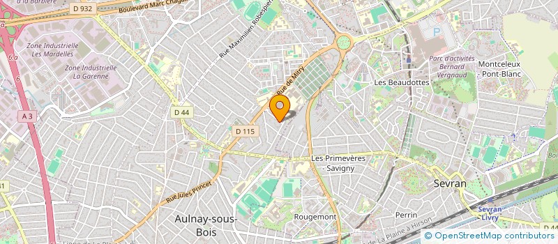 localisation de l'entreprise INNOV PEINTURE à ROSNY-SOUS-BOIS