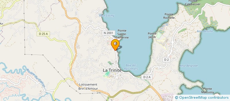 localisation de l'entreprise INNOV' RH à LA TRINITE