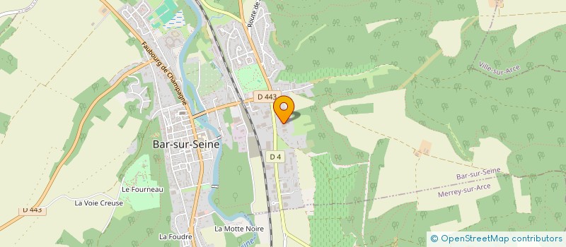 localisation de l'entreprise INNOV' S.A. à TROYES