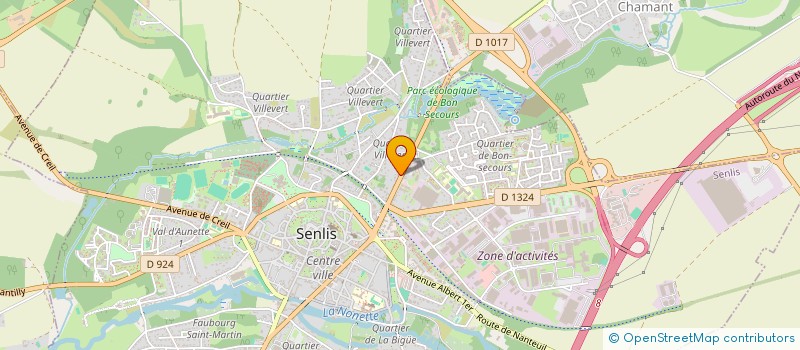 localisation de l'entreprise INNOV SECURITE à SENLIS