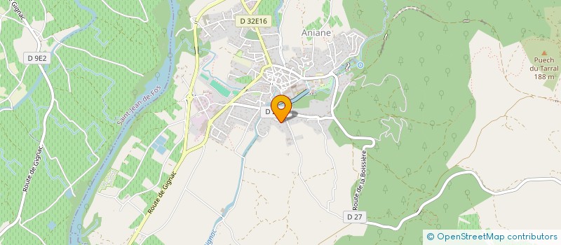 localisation de l'entreprise INNOV SERVICES 34  ANIANE