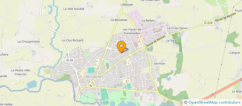 localisation de l'entreprise INNOV SOLUTION SYSTEM à MORDELLES