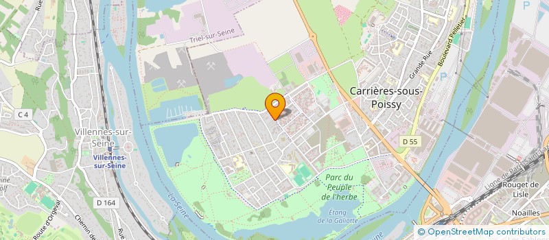 localisation de l'entreprise INNOV SYSTEM  CARRIERES-SOUS-POISSY