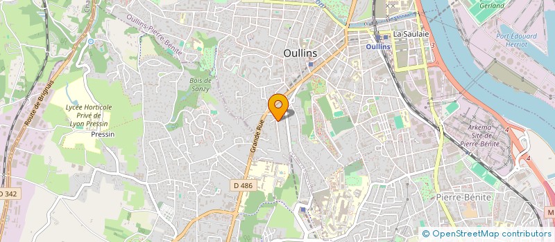 localisation de l'entreprise INNOV TECHNOLOGIE  OULLINS-PIERRE-BENITE