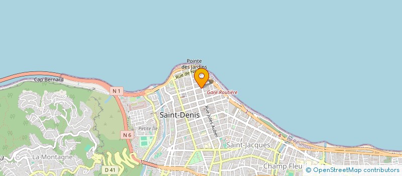 localisation de l'entreprise INNOV8 à SAINT-DENIS