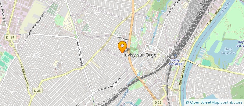 localisation de l'entreprise INNOV8 SERVICES à JUVISY-SUR-ORGE