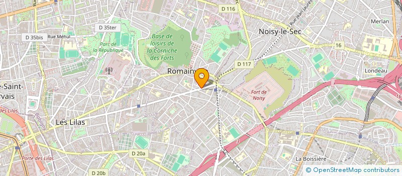 localisation de l'entreprise INNOVA  ROMAINVILLE