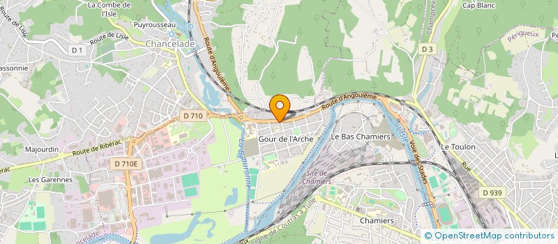 localisation de l'entreprise INNOVA à PERIGUEUX