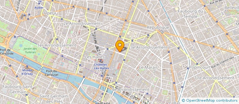 localisation de l'entreprise INNOVA à PARIS